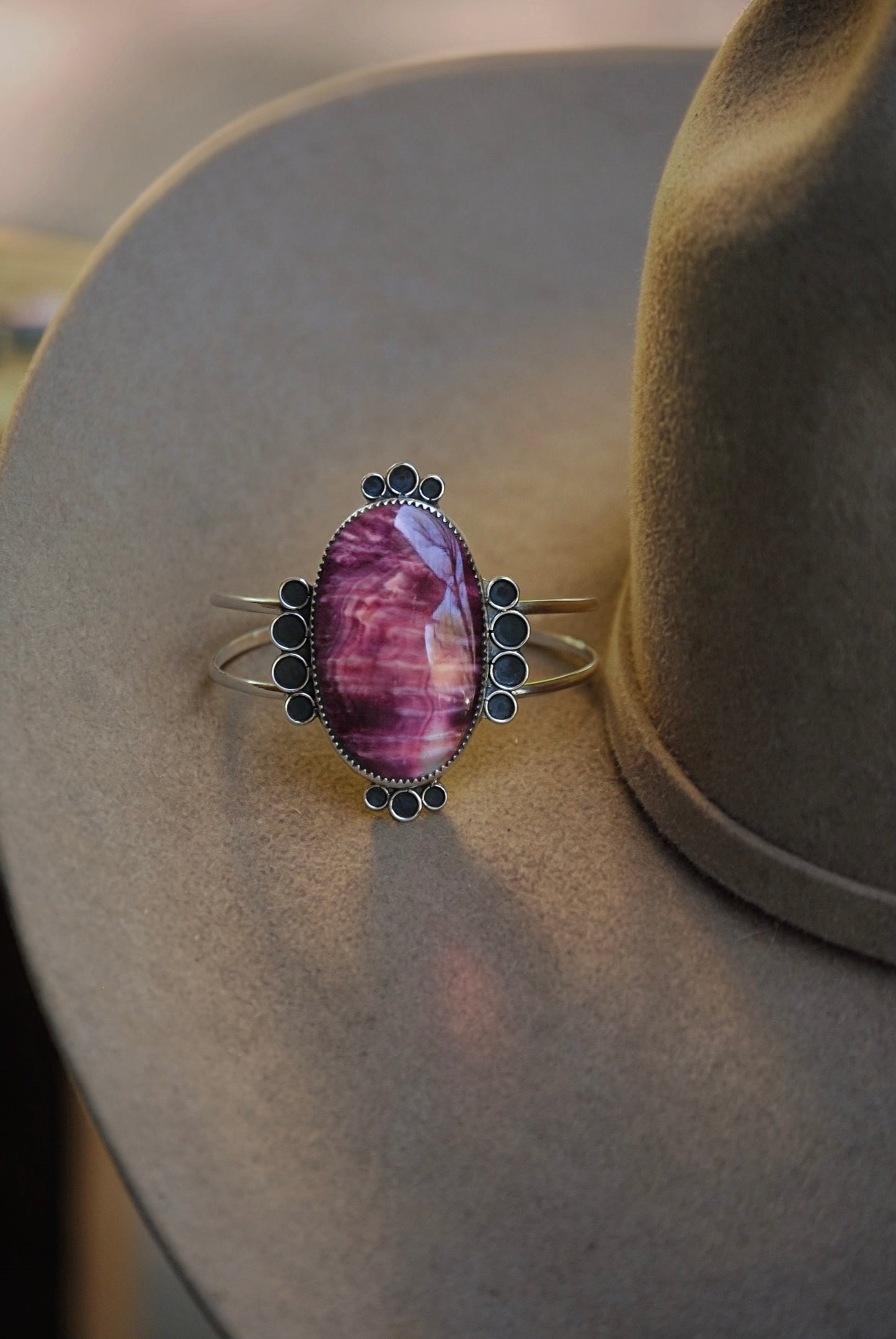 Purple Spiny Oyster Cuff