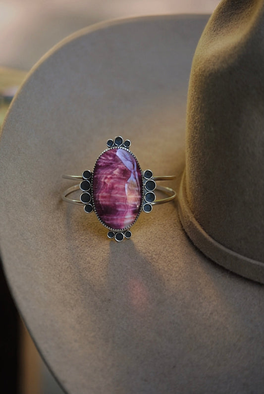 Purple Spiny Oyster Cuff