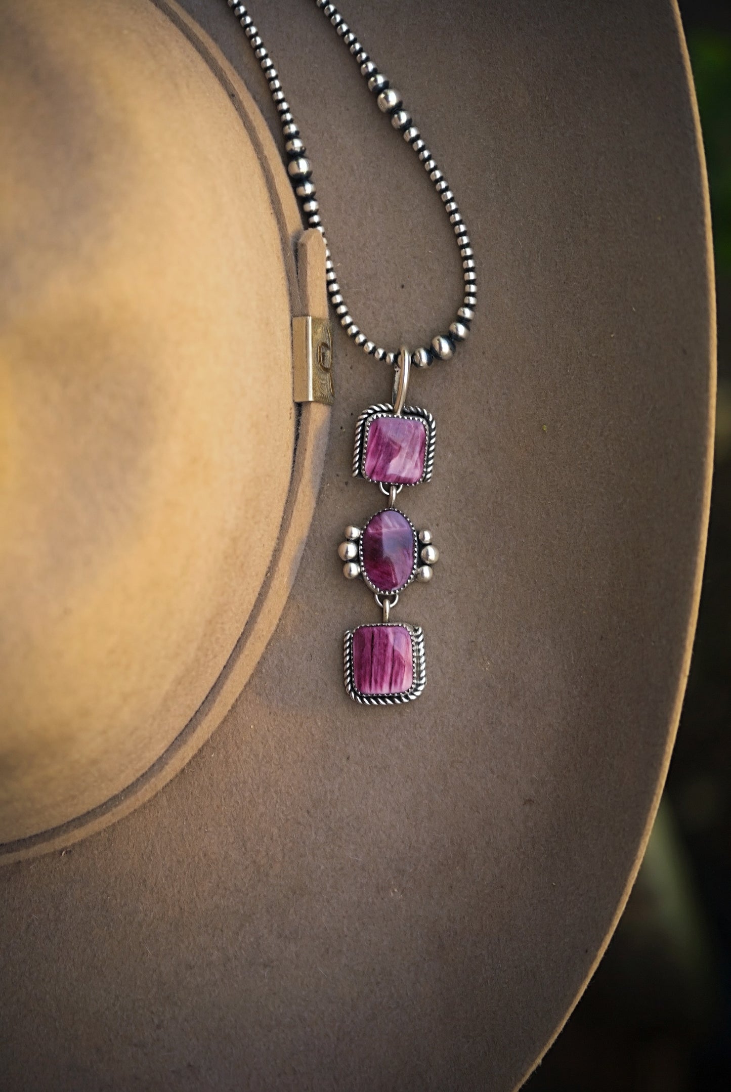 Purple Spiny Oyster Pendant